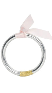 Budha Girl Silver All Season Bangle for Babies