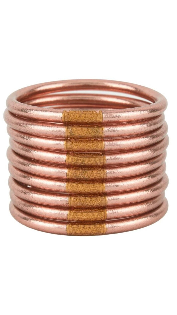 Budha Girl Rose Gold All Weather Bangles